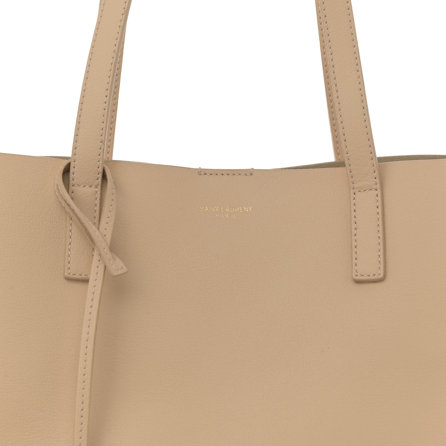 Calfskin Large Shopping Tote Nude Powder