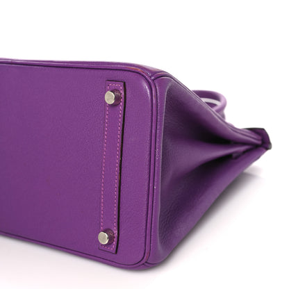 Hermes Chevre Mysore Birkin 30 Violet 10 of 15