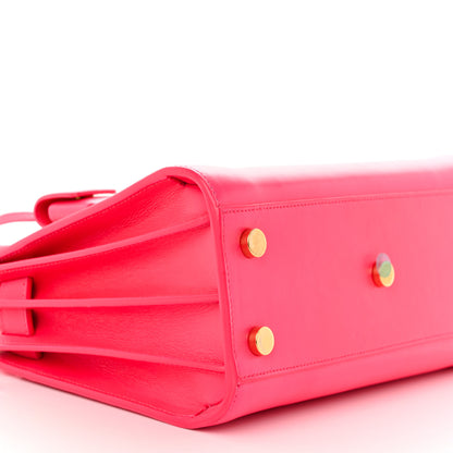 Saint Laurent Calfskin Nano Sac De Jour Lipstick Fuchsia 8 of 11