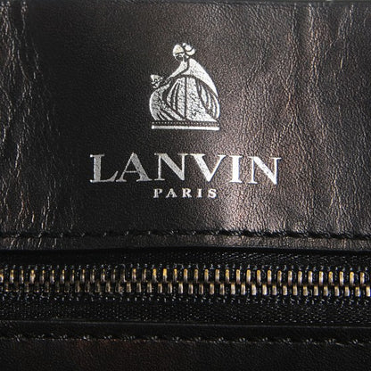 Lanvin Hammered Calfskin Large Happy Edgy Shoulder Bag Black 6 of 16