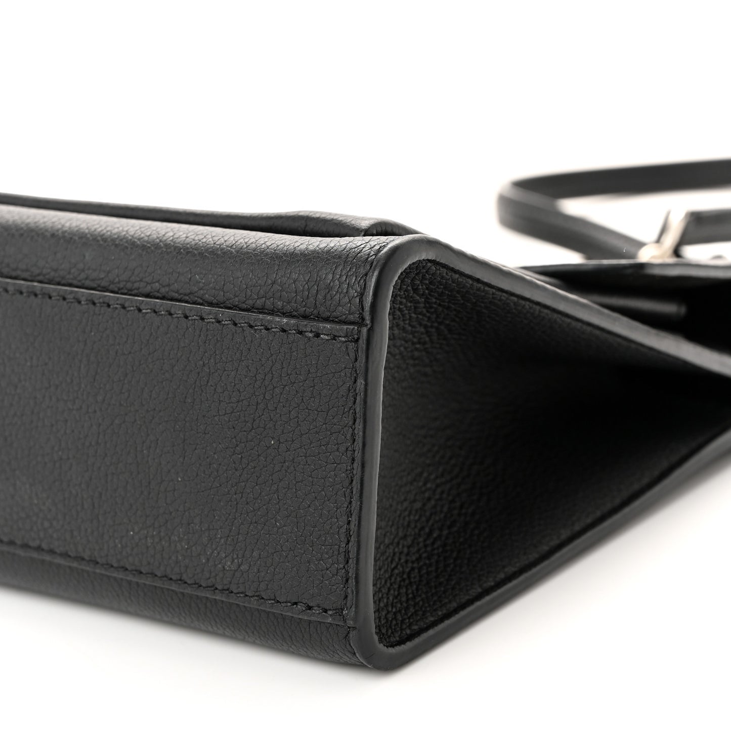 Soft Calfskin My Lockme Chain Bag BB Black