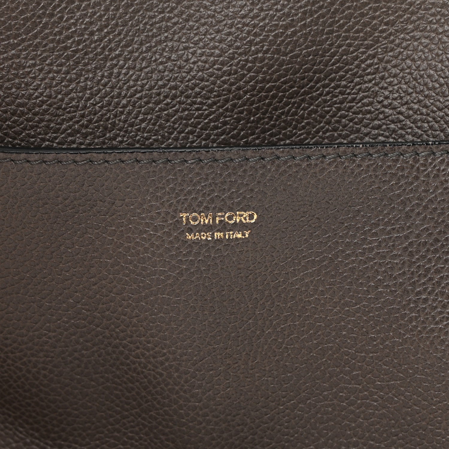 Tom Ford Grained Calfskin Medium Jennifer Dark Brown 6 of 20