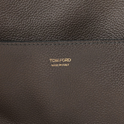 Tom Ford Grained Calfskin Medium Jennifer Dark Brown 6 of 20