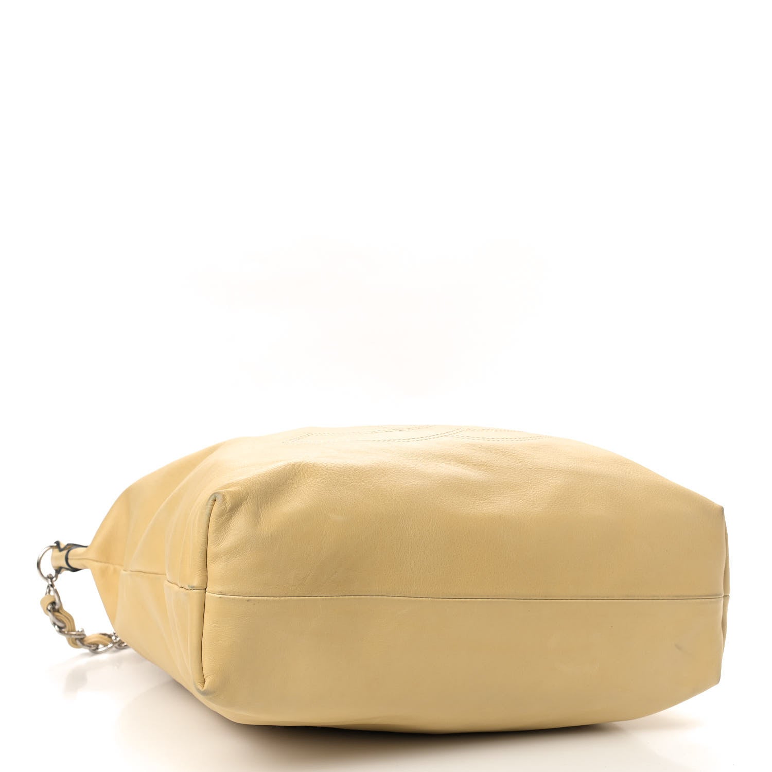 Chanel Lambskin Chain CC Tote Beige 3 of 8