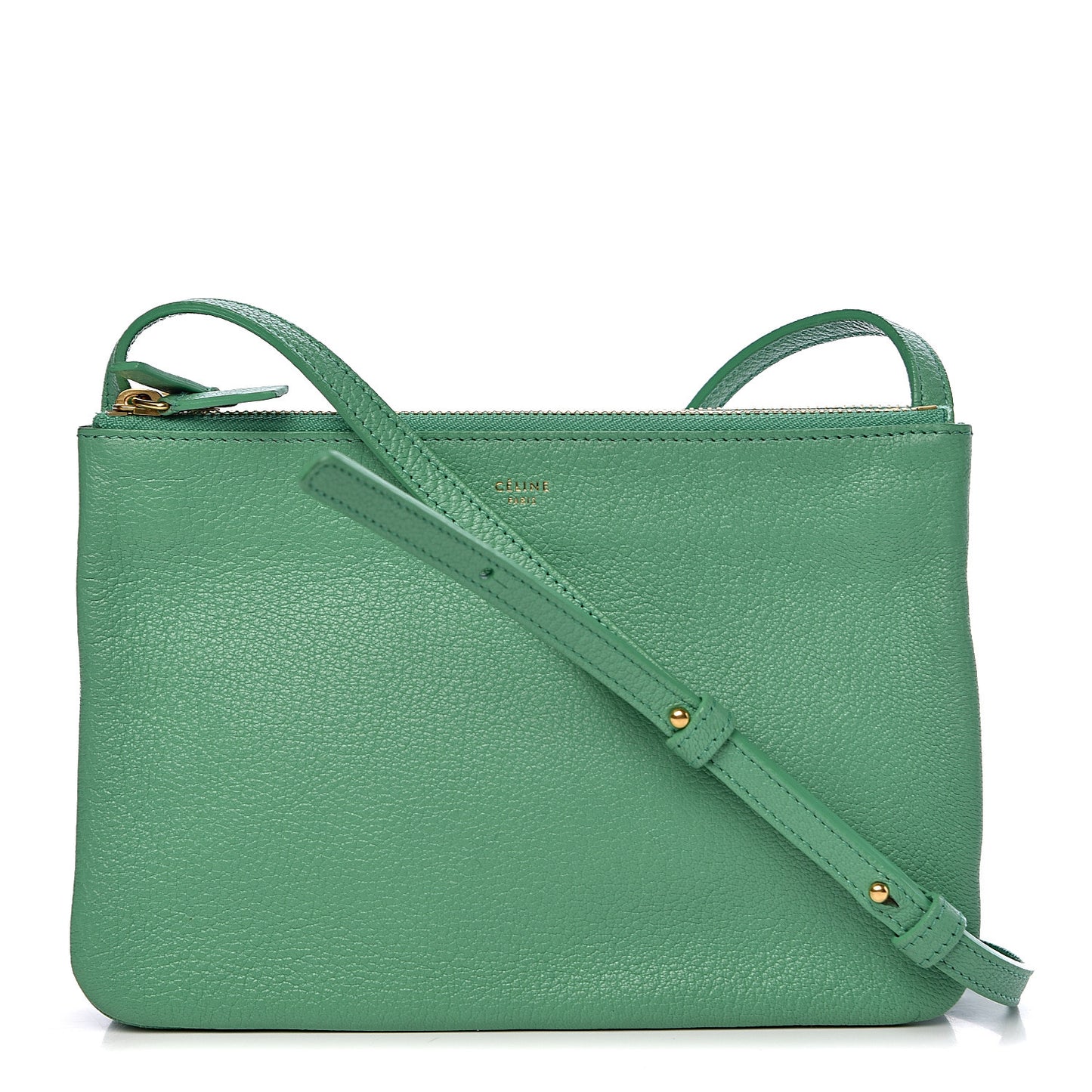 Goatskin Small Trio Crossbody Bag Palm