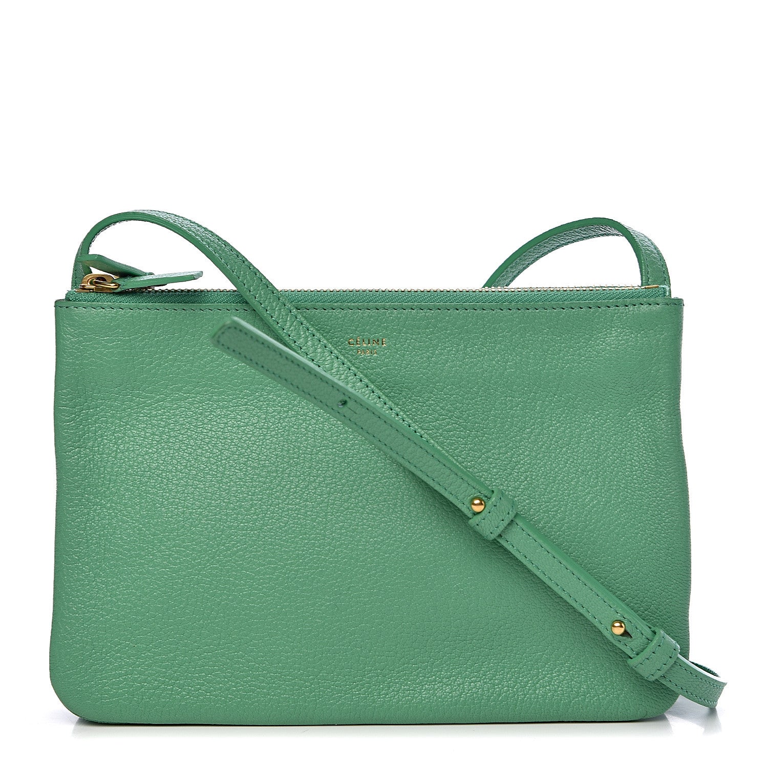 Celine Goatskin Small Trio Crossbody Bag Palm 1 of 12