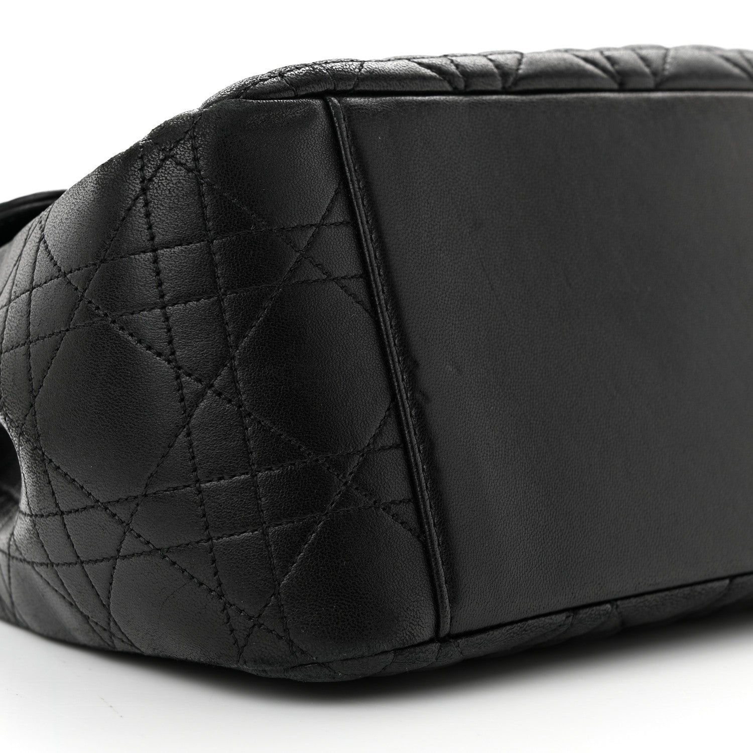 Christian Dior CHRISTIAN DIOR Lambskin Cannage Small Miss Dior Flap Black 8 of 10