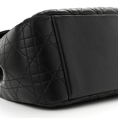 Christian Dior CHRISTIAN DIOR Lambskin Cannage Small Miss Dior Flap Black 8 of 10