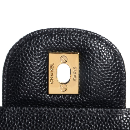 Chanel Caviar Maxi Single Flap Black 6 of 9