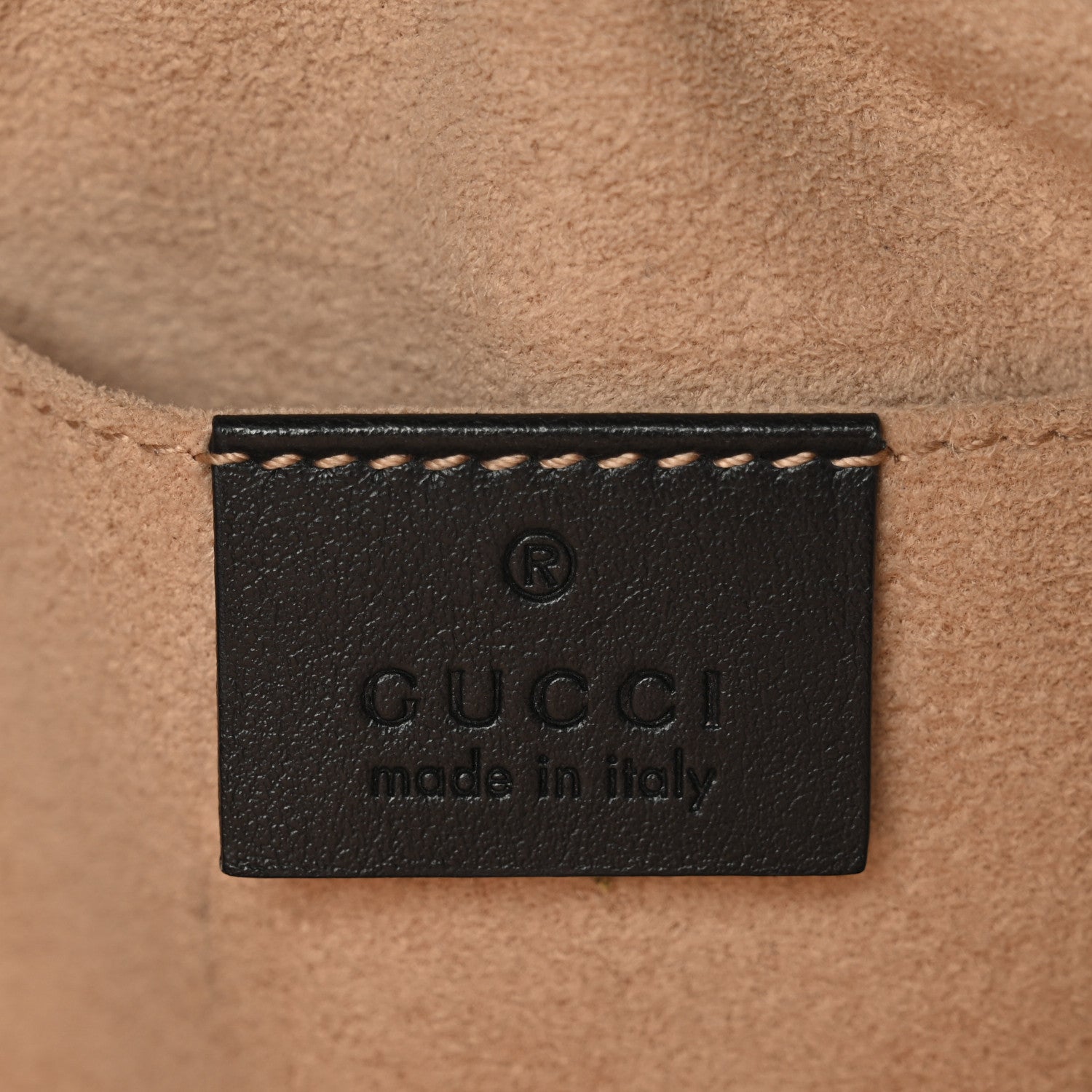 Gucci Calfskin Matelasse Small GG Marmont Chain Shoulder Bag Black 6 of 12
