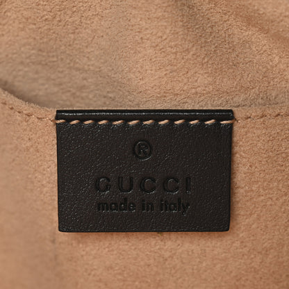 Gucci Calfskin Matelasse Small GG Marmont Chain Shoulder Bag Black 6 of 12
