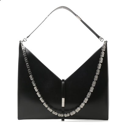Givenchy Box Calfskin Large Cut Out Shoulder Bag Black 1 of 11