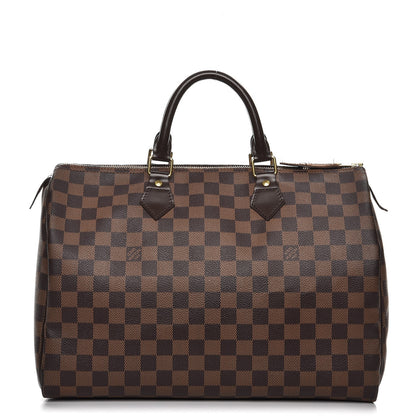 Louis Vuitton Damier Ebene Speedy 35 1 of 14