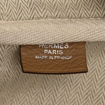 Hermes Taurillon Clemence Victoria II 35 Biscuit 6 of 13