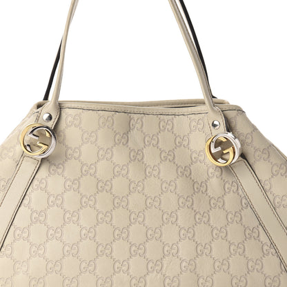 Gucci Guccissima Medium Twins Shoulder Bag Off White 15 of 15
