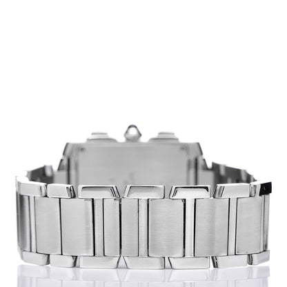 Cartier Stainless Steel 28mm Tank Francaise Chrono Reflex Quartz Watch 4 of 9