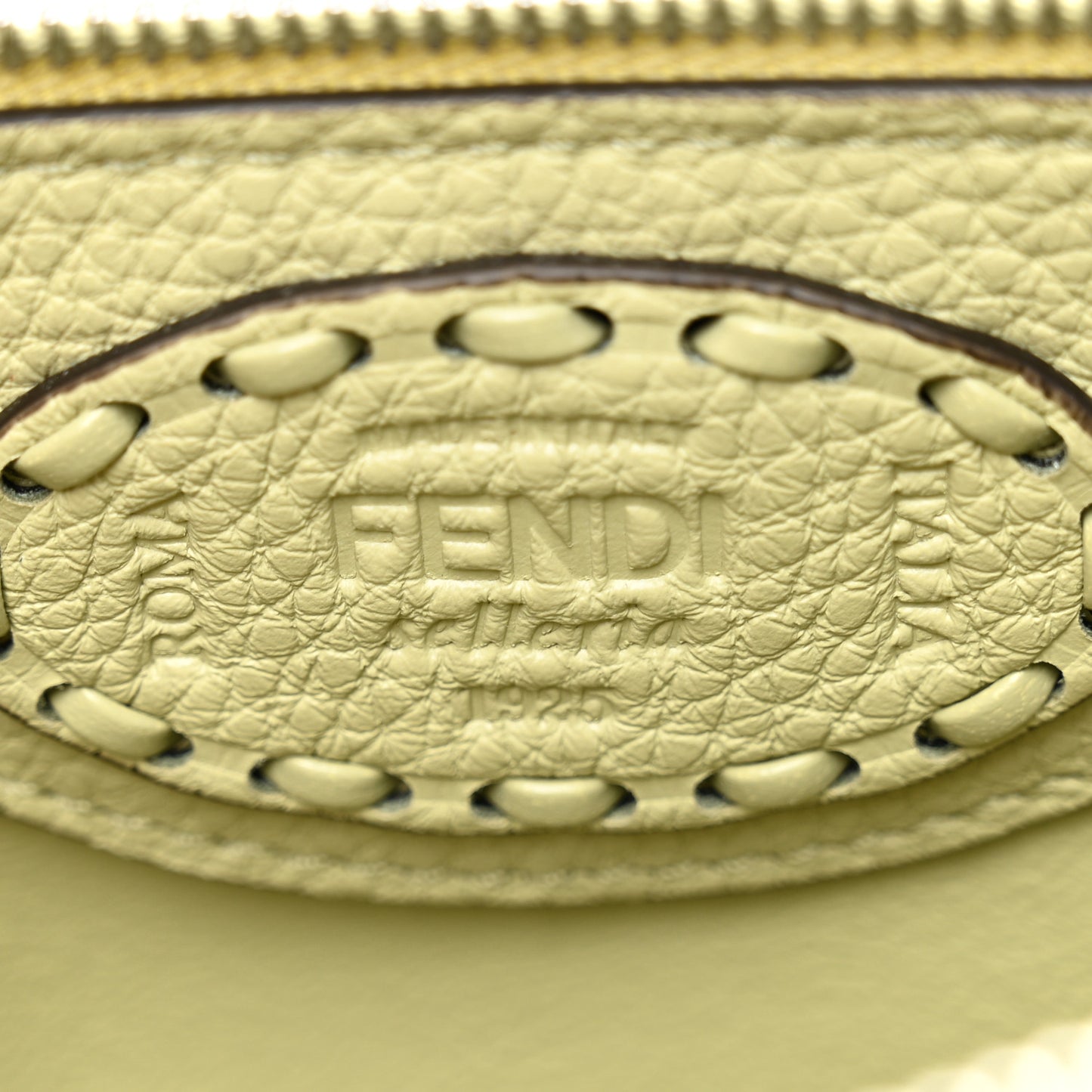 Cuoio Romano Selleria Sintetica Tape Stitch Mini By The Way Boston Bag Sage Green