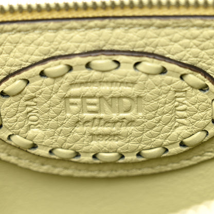 Fendi Cuoio Romano Selleria Sintetica Tape Stitch Mini By The Way Boston Bag Sage Green 6 of 9