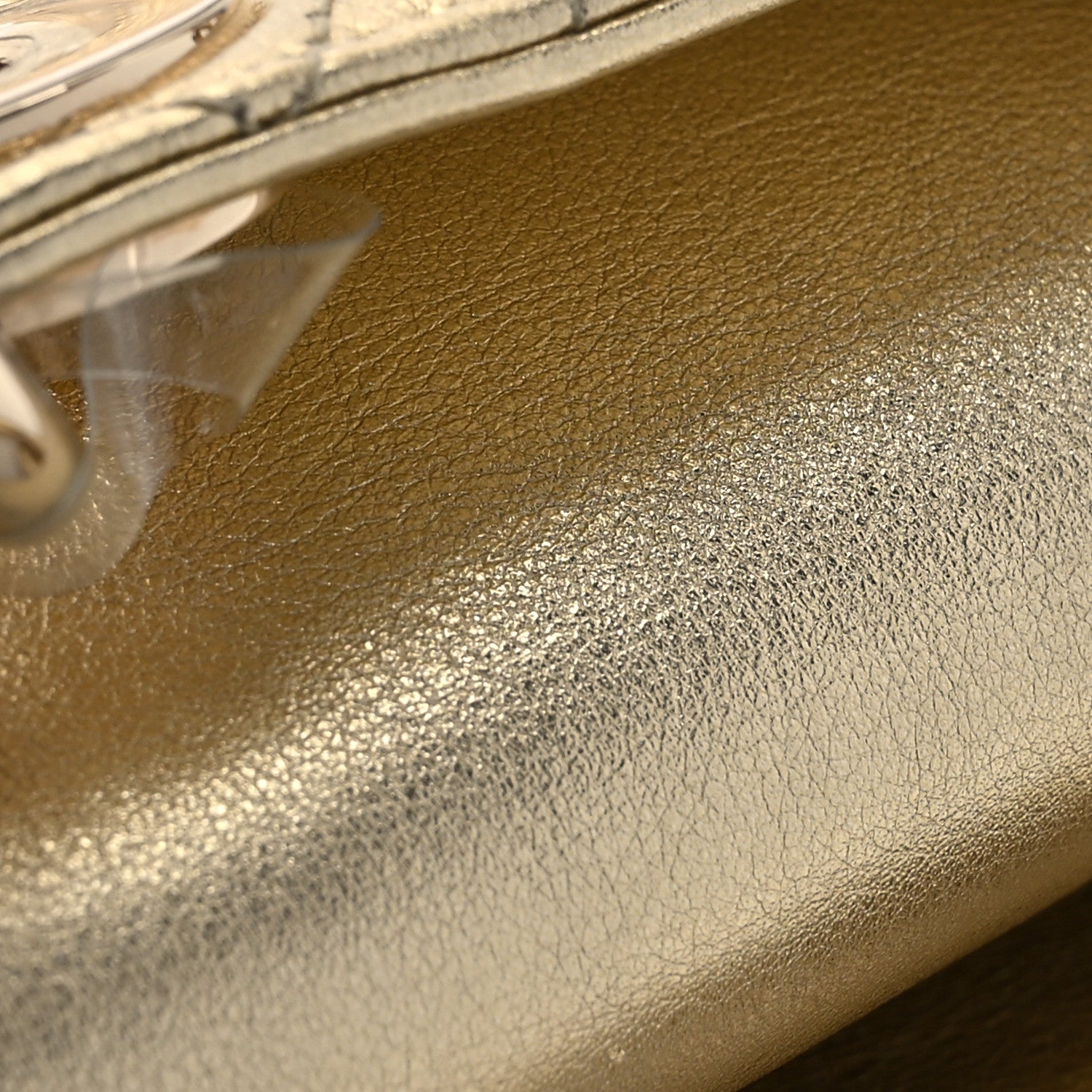 Christian Dior Metallic Lambskin Cannage Small Lady D-Joy Gold 12 of 13
