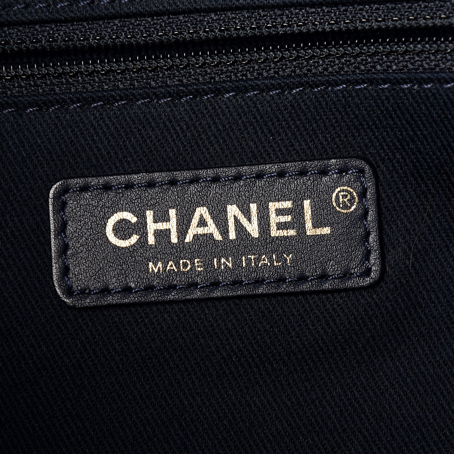 Chanel Woven Straw Medium Deauville Backpack Blue 6 of 14