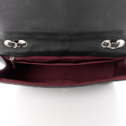 Chanel Lambskin Quilted Large Coco Rider Flap Black 5 of 11