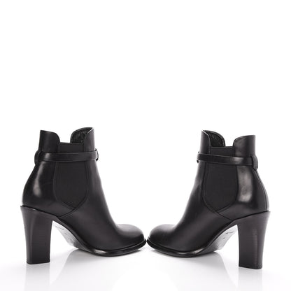 Louis Vuitton Calfskin Loyalty Ankle Boots 36 Black 5 of 10