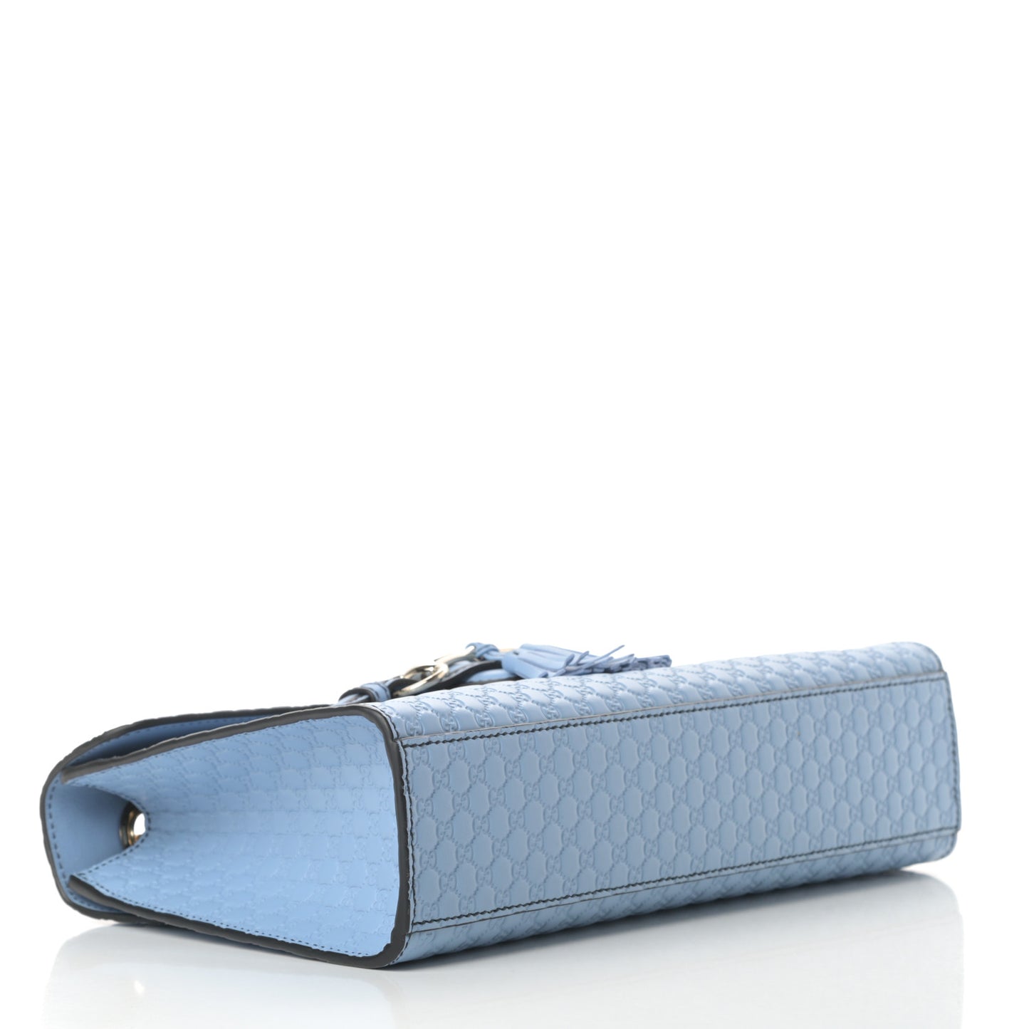 Microguccissima Medium Emily Chain Shoulder Bag Mineral Blue