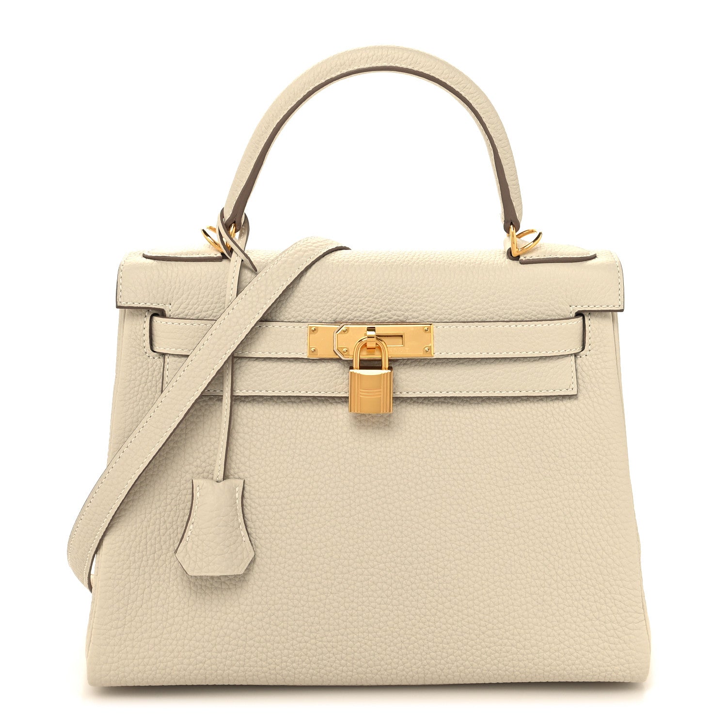 Hermes Togo Kelly Retourne 28 Craie 1 of 11