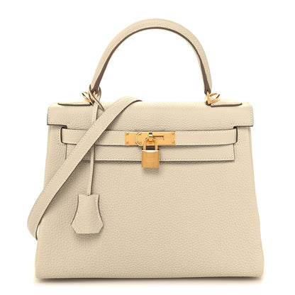 Hermes Togo Kelly Retourne 28 Craie 1 of 11