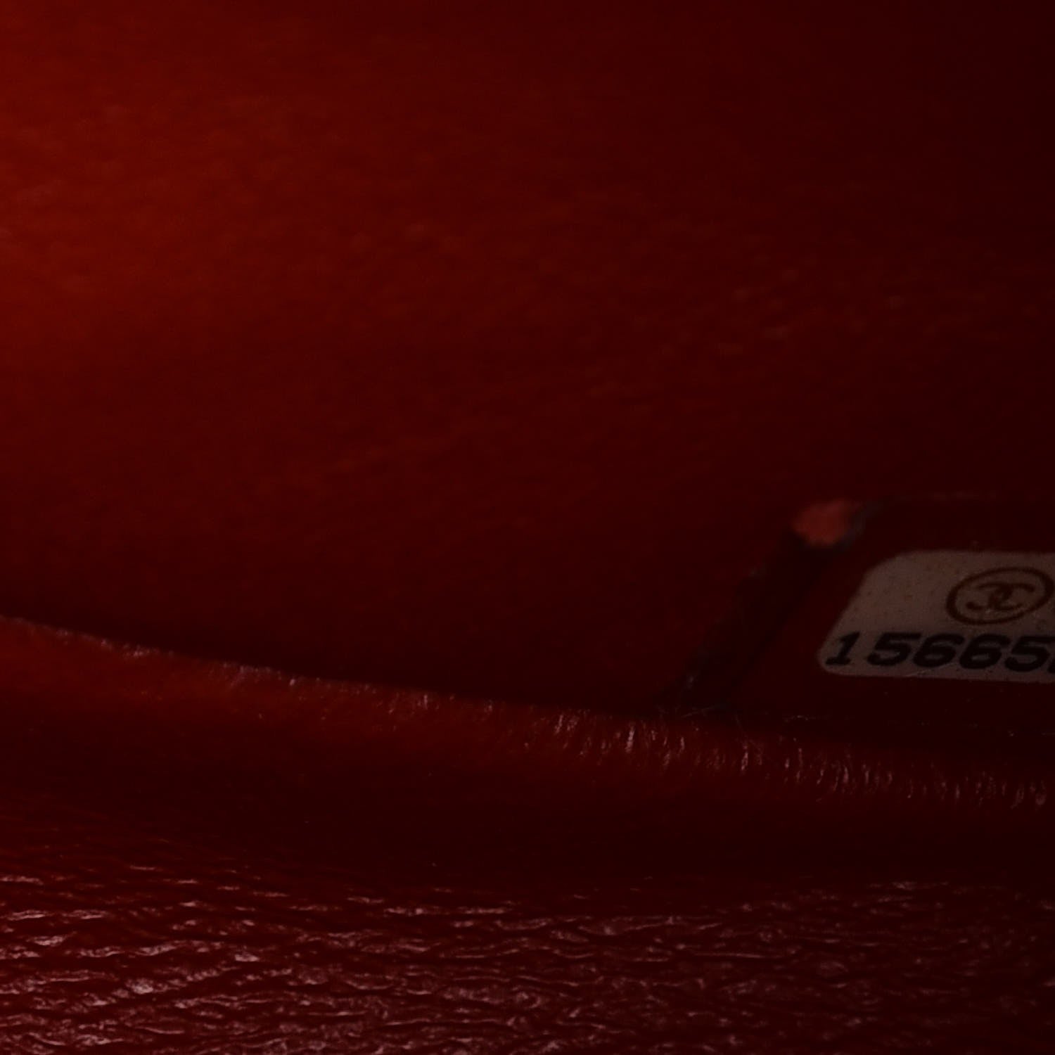 Chanel Lambskin Quilted Jumbo Double Flap Red 7 of 9