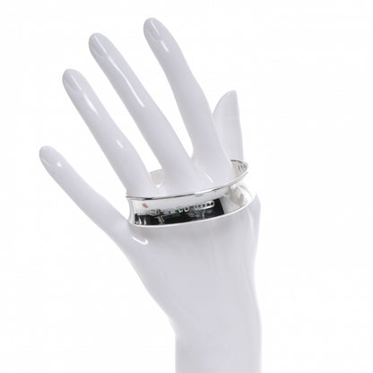 Tiffany Sterling Silver 1837 Cushion Bangle Bracelet 2 of 5