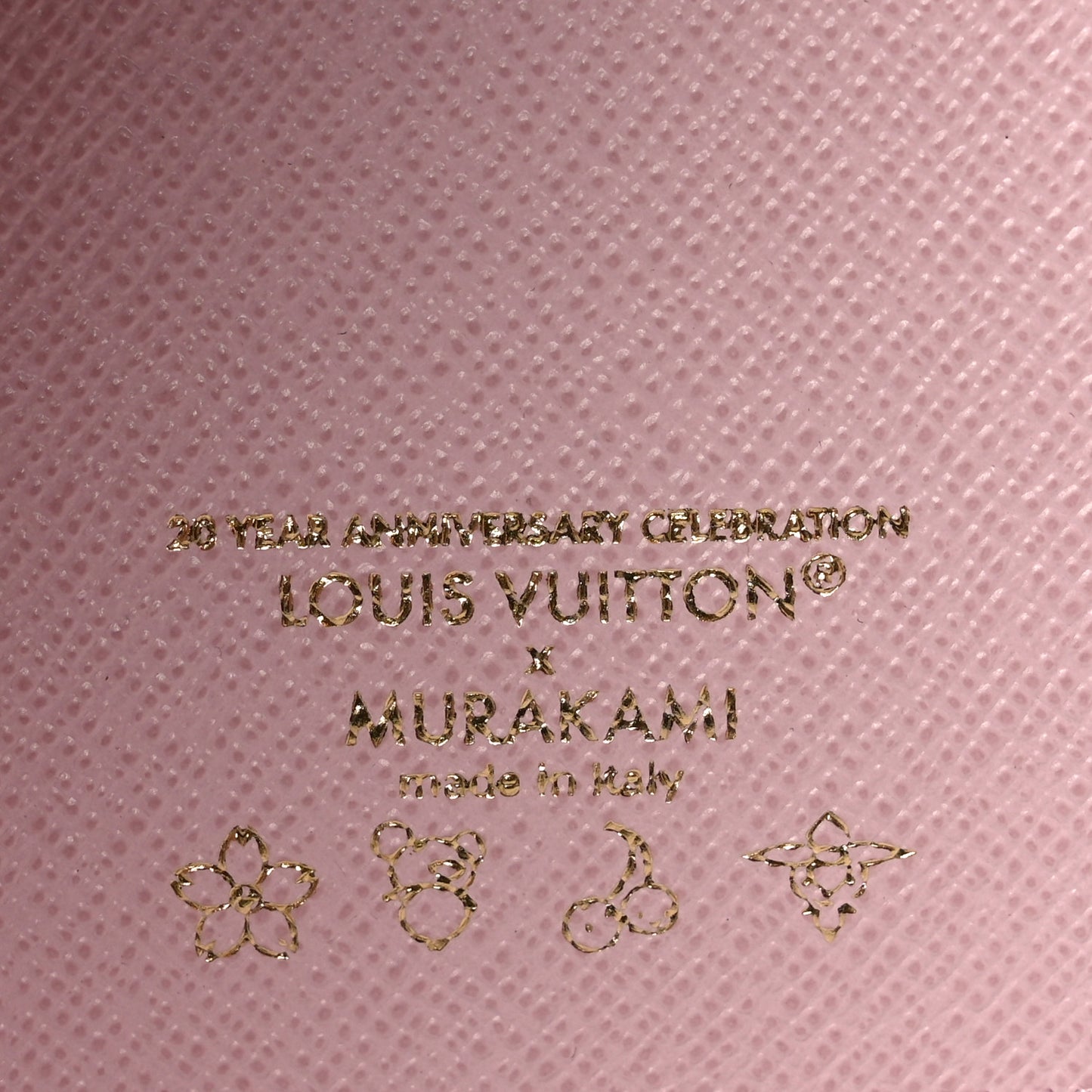 LV X TM Monogram Cherry Blossom Victorine Wallet Sakura Brown