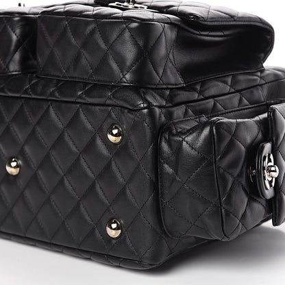 Chanel Calfskin Quilted Large Cambon Multipocket Reporter Black 9 of 10