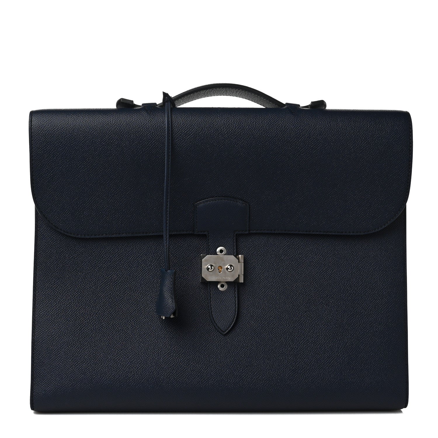 Hermes Epsom Sac A Depeches Light 1-37 Briefcase Bleu Nuit 1 of 10