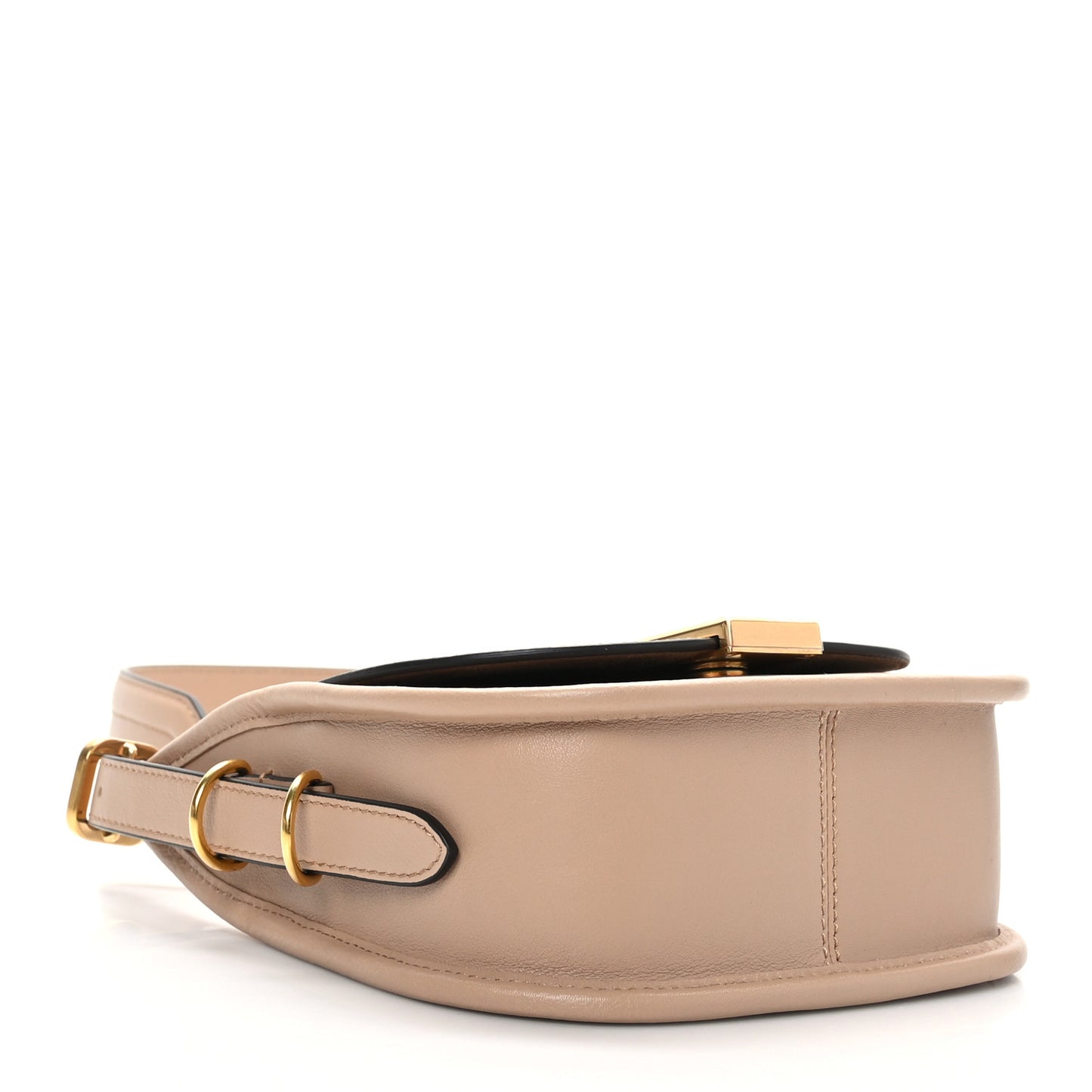 Silky Calfskin Small Sadie Satchel Maple