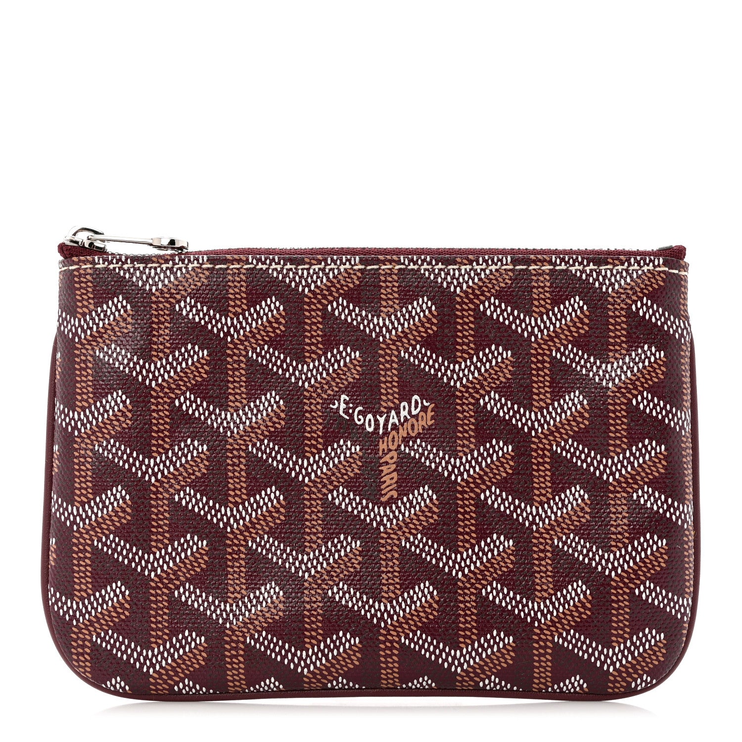 Goyard Goyardine Mini Senat Pochette Burgundy 1 of 8