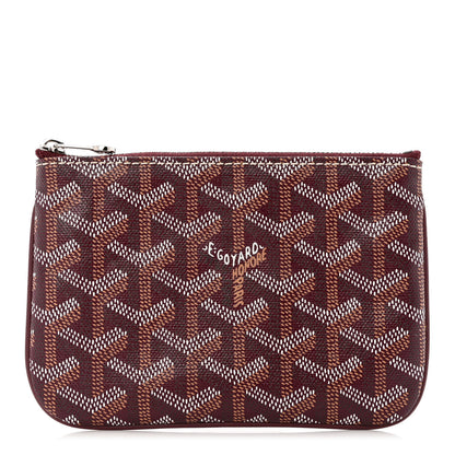 Goyard Goyardine Mini Senat Pochette Burgundy 1 of 8