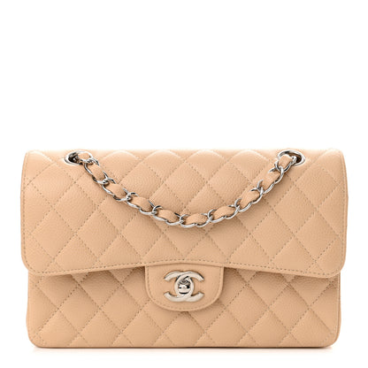 Chanel Caviar Quilted Small Double Flap Beige 1 of 12