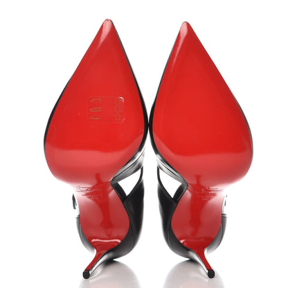 Christian Louboutin Shiny Nappa Sharpeta 100 Pumps 40 Black 5 of 10