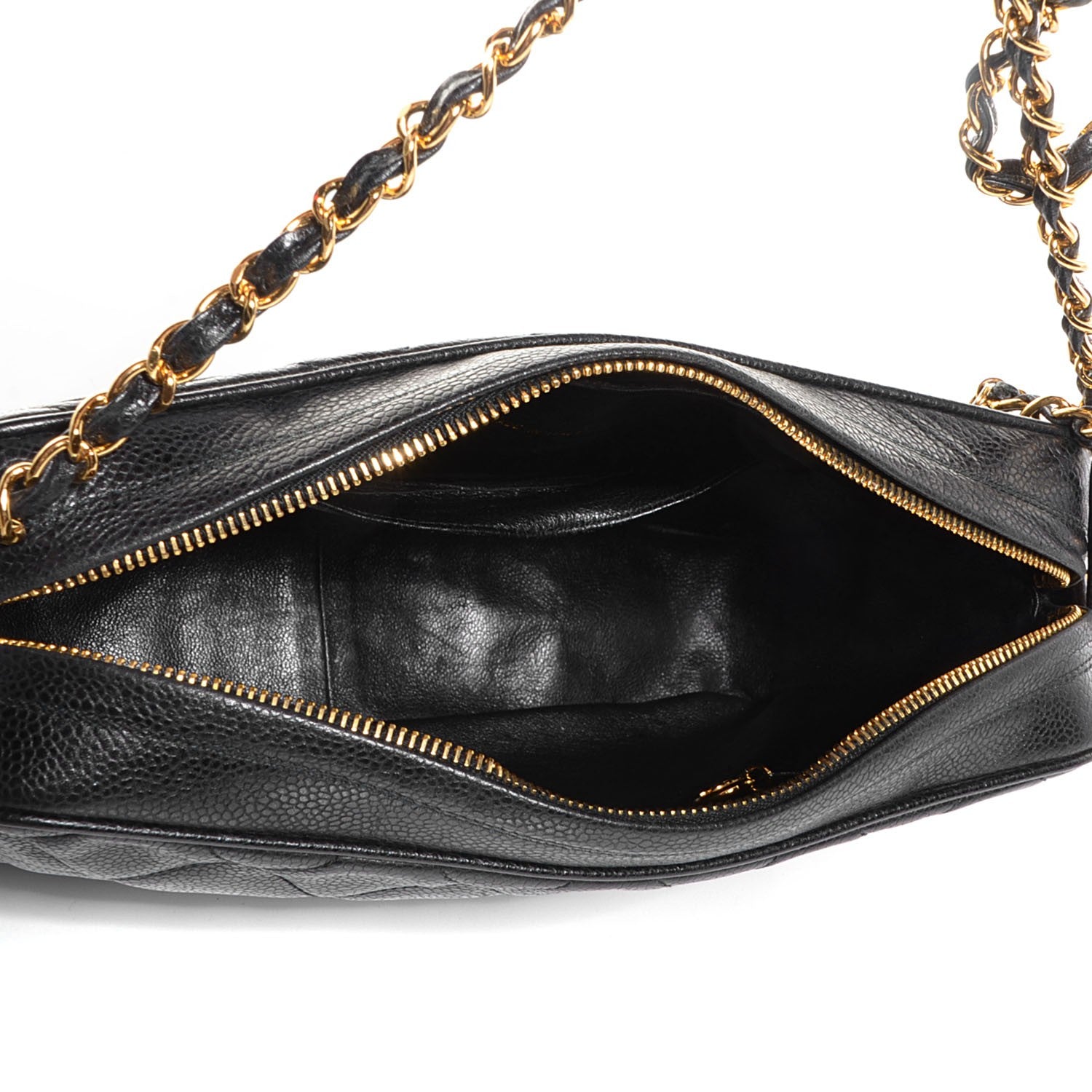 Chanel Caviar Quilted Camera Case Black 5 of 9