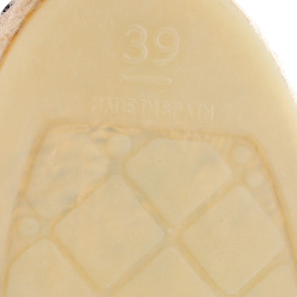 Chanel Lambskin CC Espadrilles 39 Black 7 of 9