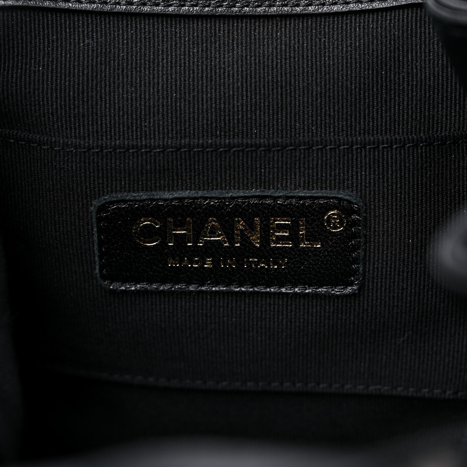 Chanel Lambskin Quilted Small Duma Drawstring Backpack Black 6 of 12