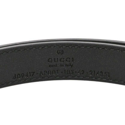 Gucci Calfskin Double G 20mm Belt 105 42 Black 3 of 4