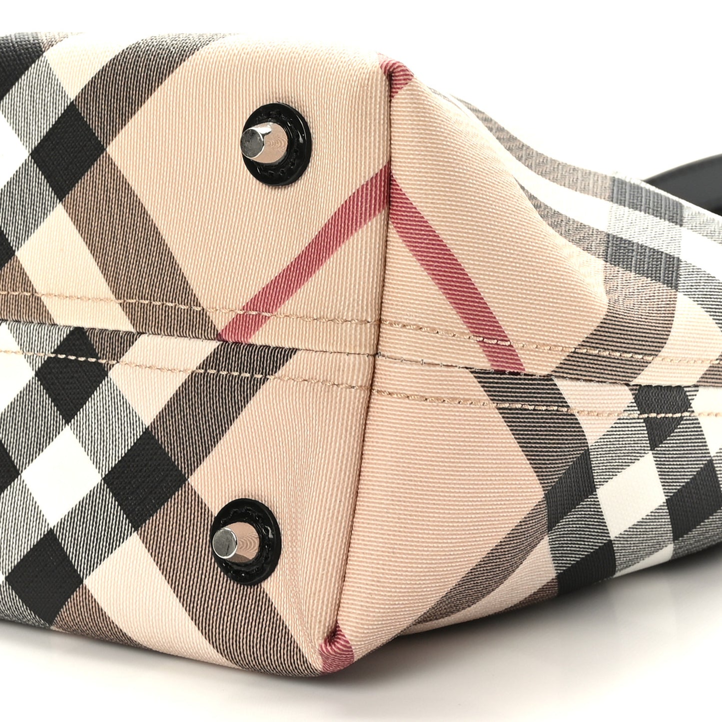 Nova Check Tote Black