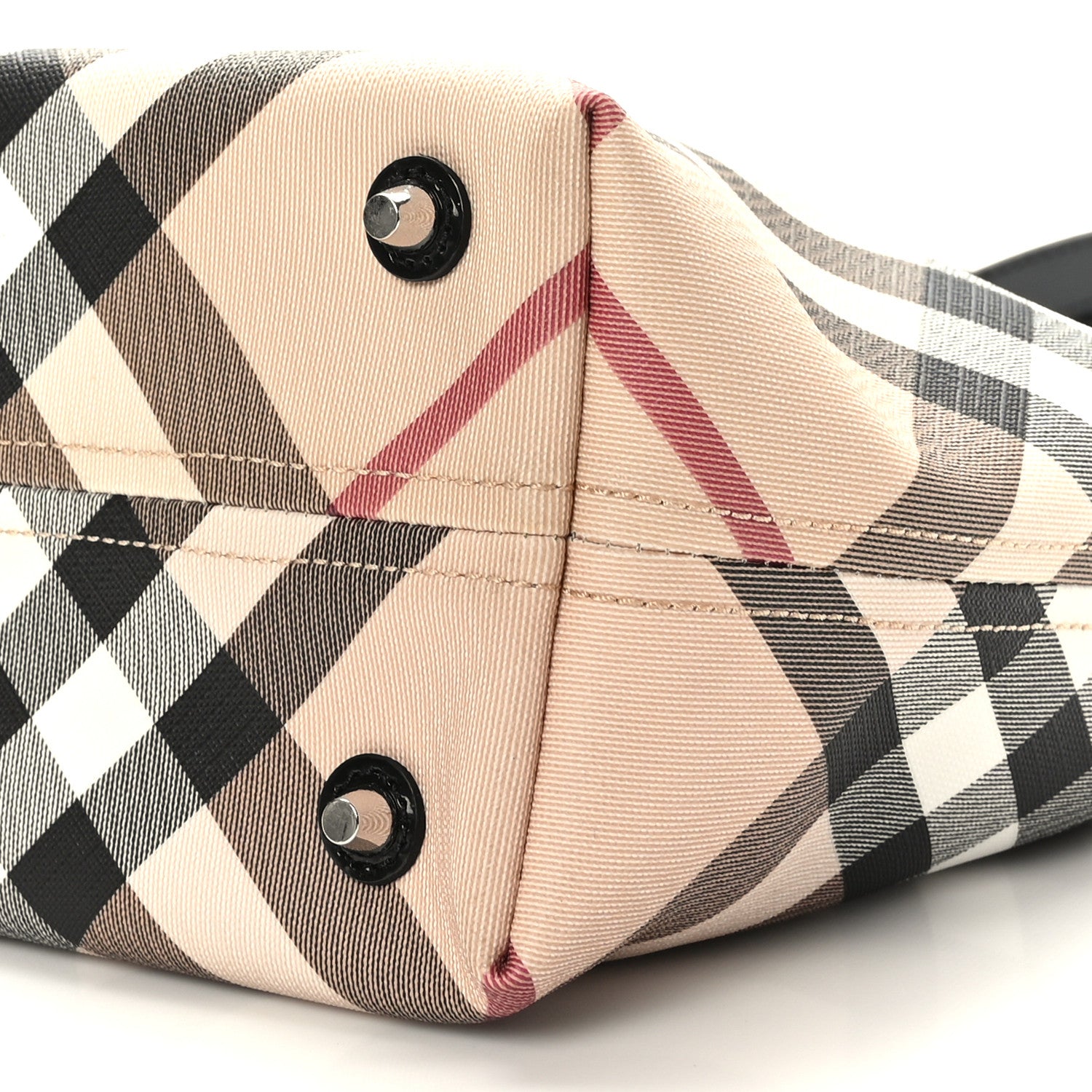 Burberry Nova Check Tote Black 9 of 9