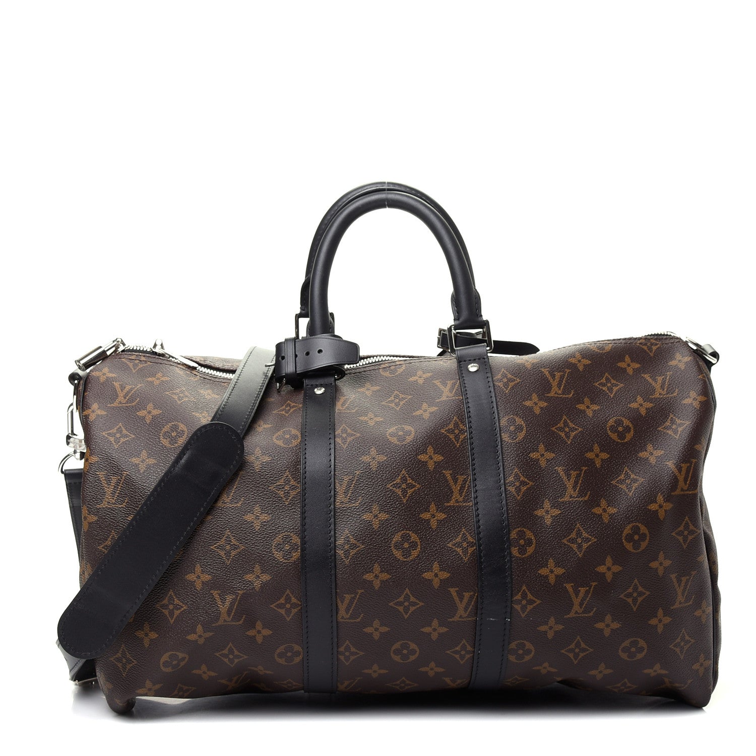 Louis Vuitton Monogram Macassar Keepall Bandouliere 45 1 of 9