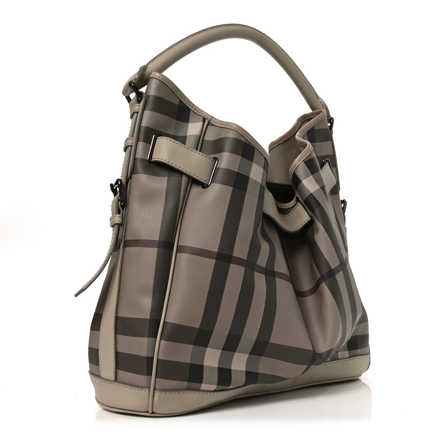Smoked Check Medium Walden Belted Hobo Trench