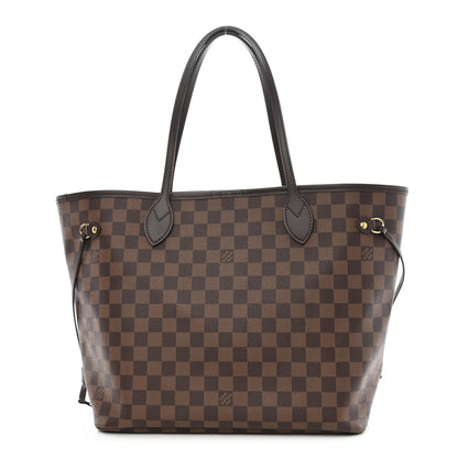 Louis Vuitton Damier Ebene Neo Neverfull MM Rose Ballerine 3 of 11