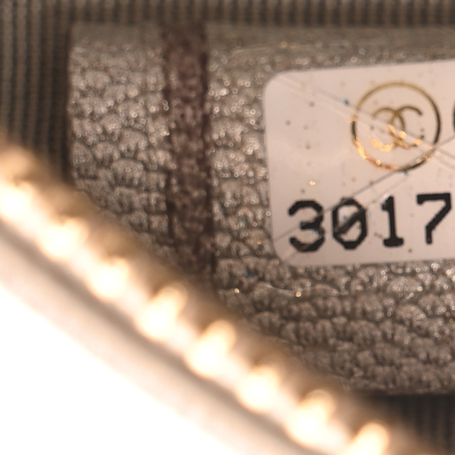 Chanel Metallic Lambskin Quilted Chanel 19 Round Clutch With Chain Silver 7 of 11