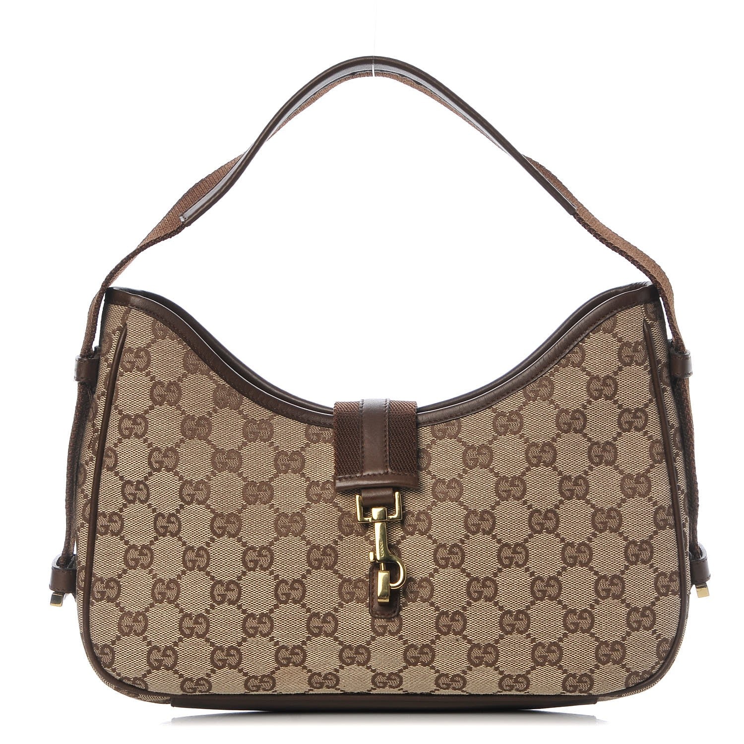 Gucci Monogram Shoulder Bag Brown 1 of 7